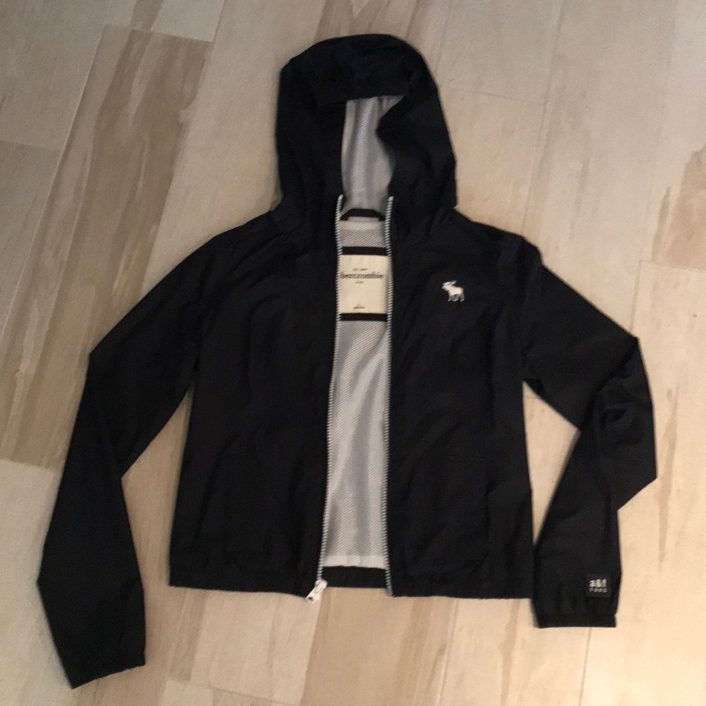 Kids Abercrombie shell dark navy Sz L